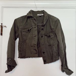 Cropped Army Jacket